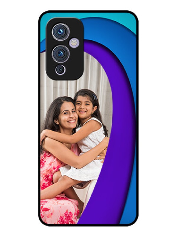 Custom OnePlus 9 5G Custom Metal Phone CaseSimple Pattern Design