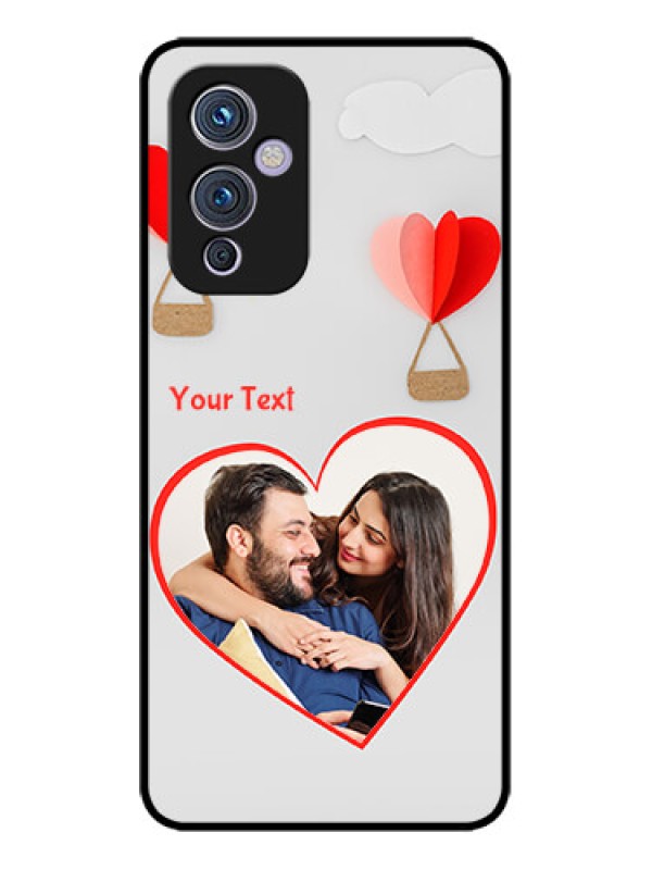 Custom OnePlus 9 5G Custom Metal Phone CaseParachute Love Design