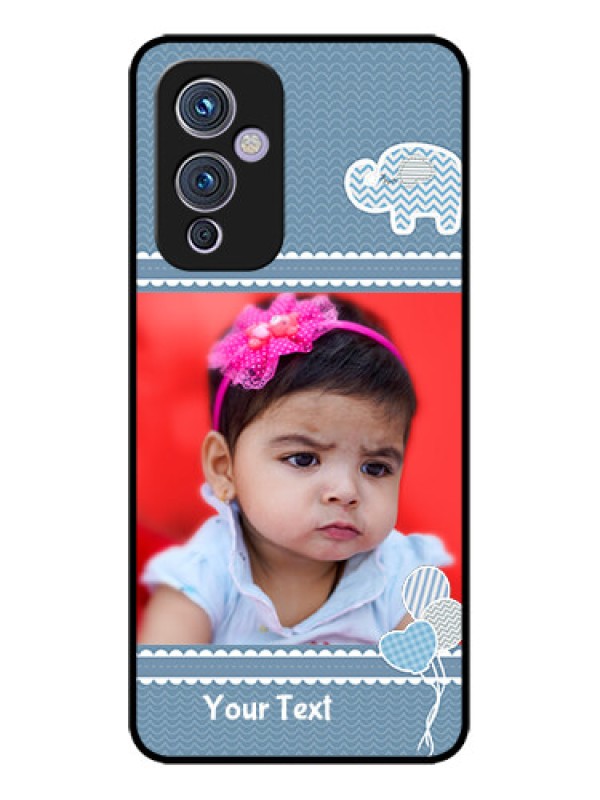 Custom OnePlus 9 5G Custom Metal Phone CaseWith Kids Pattern Design