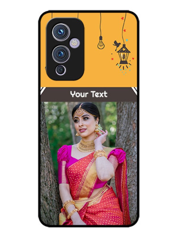 Custom OnePlus 9 5G Custom Metal Phone CaseWith Family Picture And Icons