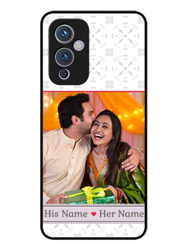 Custom OnePlus 9 5G Custom Metal Phone CaseWith Photo And Ethnic Design