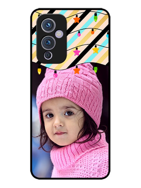 Custom OnePlus 9 5G Custom Metal Phone CaseLights Hanging Design
