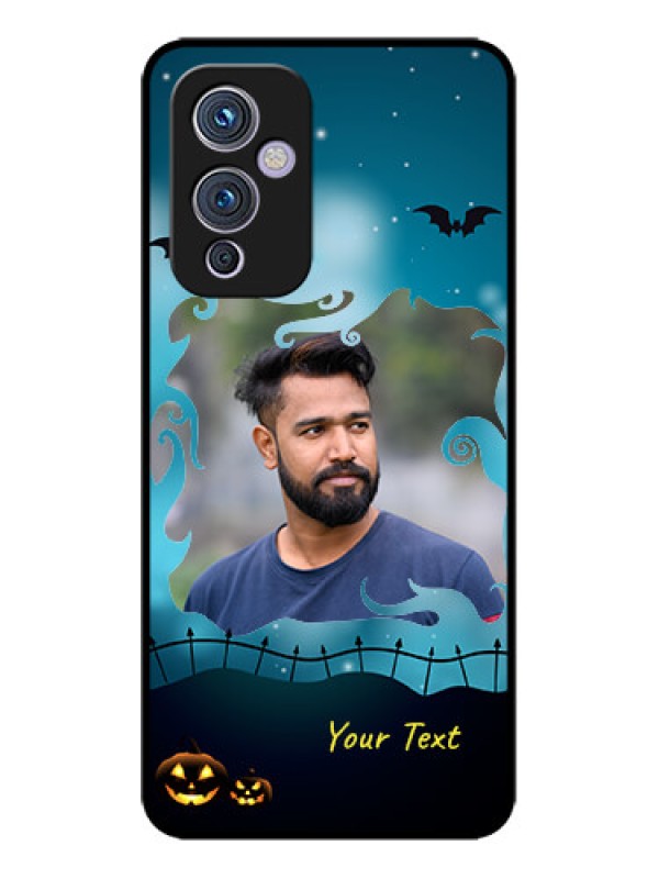 Custom OnePlus 9 5G Custom Metal Phone CaseHalloween Frame Design