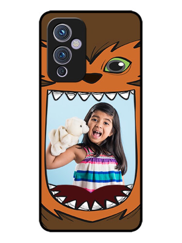 Custom OnePlus 9 5G Custom Metal Phone CaseOwl Monster Back Case Design
