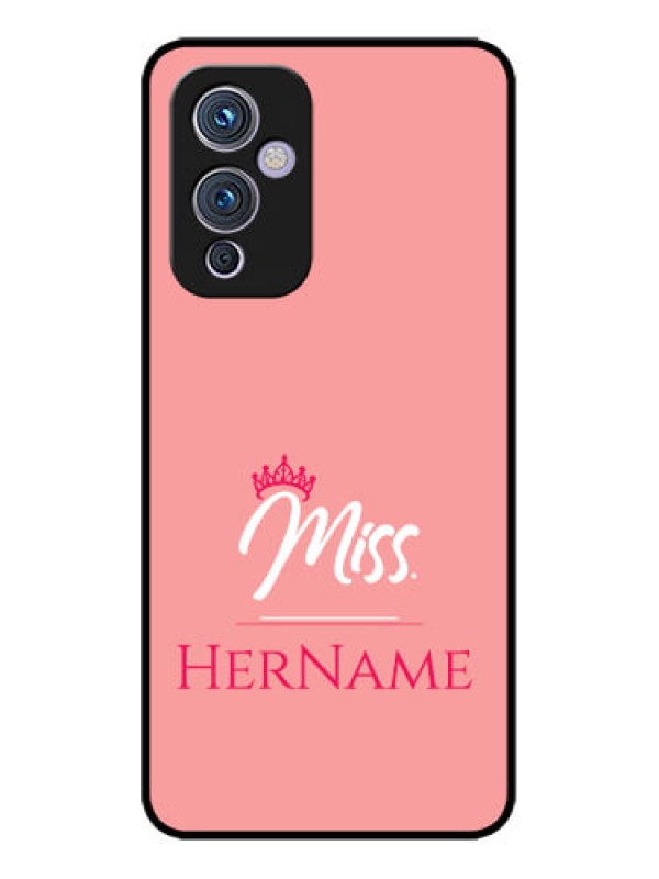 Custom OnePlus 9 5G Custom Metal Phone CaseMrs With Name Design