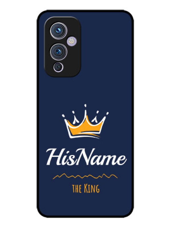 Custom OnePlus 9 5G Custom Metal Phone CaseKing With Name Design
