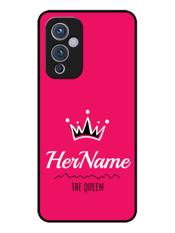 Custom OnePlus 9 5G Custom Metal Phone CaseQueen With Name Design