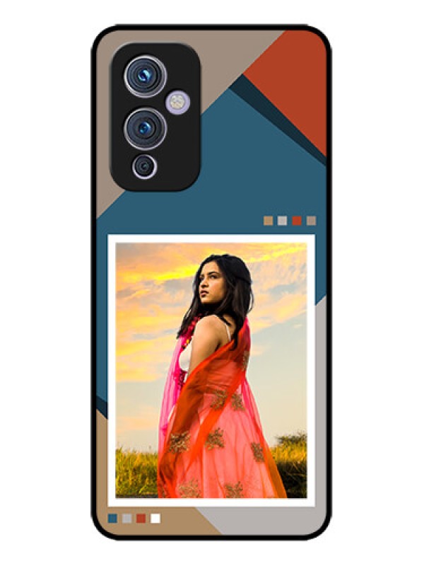 Custom OnePlus 9 5G Custom Metal Phone CaseRetro Color Pallet Design