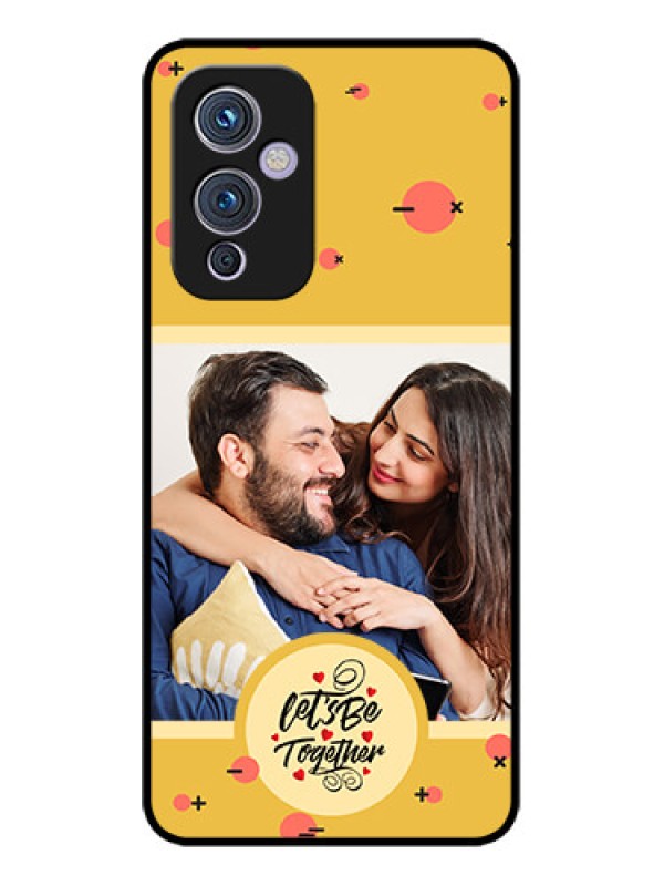 Custom OnePlus 9 5G Custom Metal Phone CaseLets Be Together Design