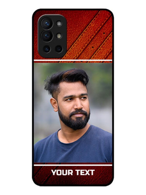 Custom OnePlus 9R 5G Custom Metal Phone CaseLeather Phone Case Design