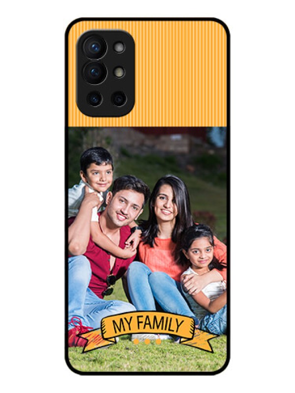 Custom OnePlus 9R 5G Custom Metal Phone CaseMy Family Design