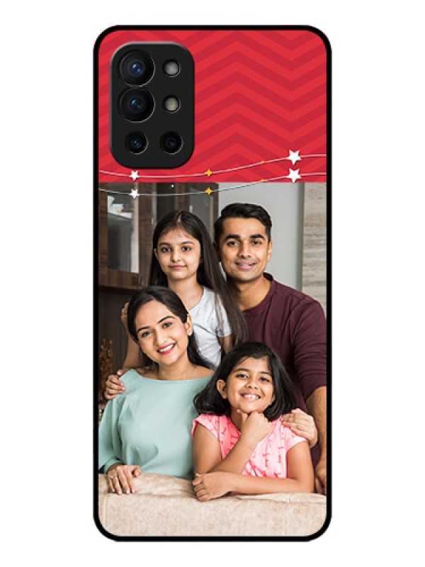 Custom OnePlus 9R 5G Custom Metal Phone CaseHappy Family Design