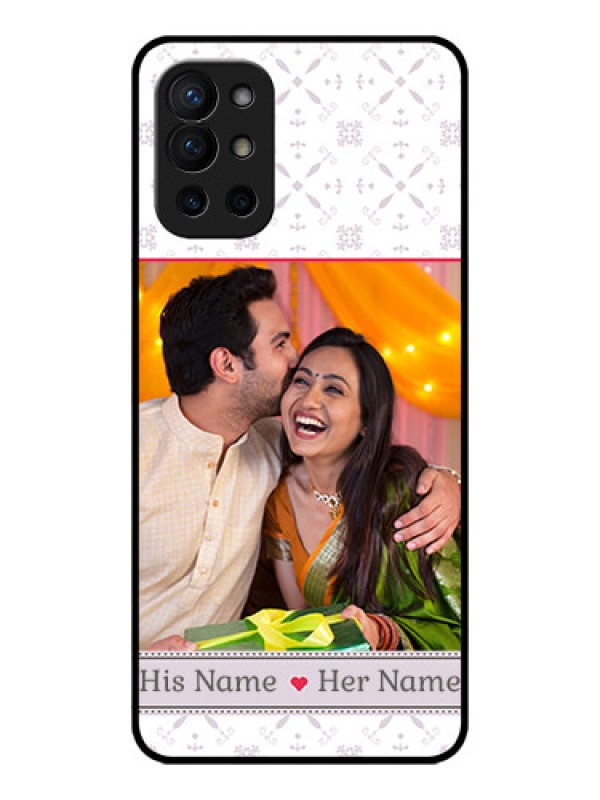 Custom OnePlus 9R 5G Custom Metal Phone CaseWith Photo And Ethnic Design