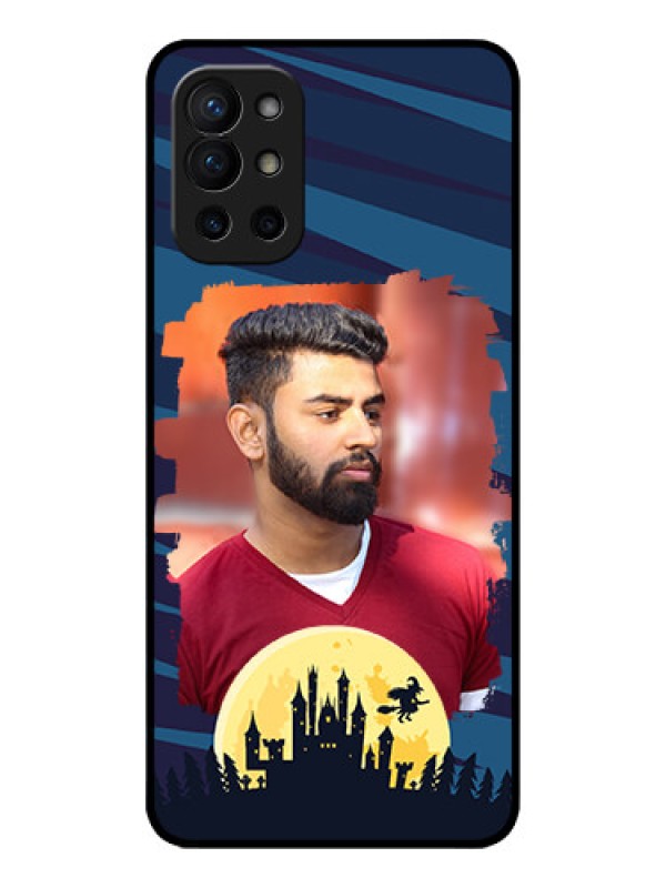 Custom OnePlus 9R 5G Custom Metal Phone CaseHalloween Witch Design