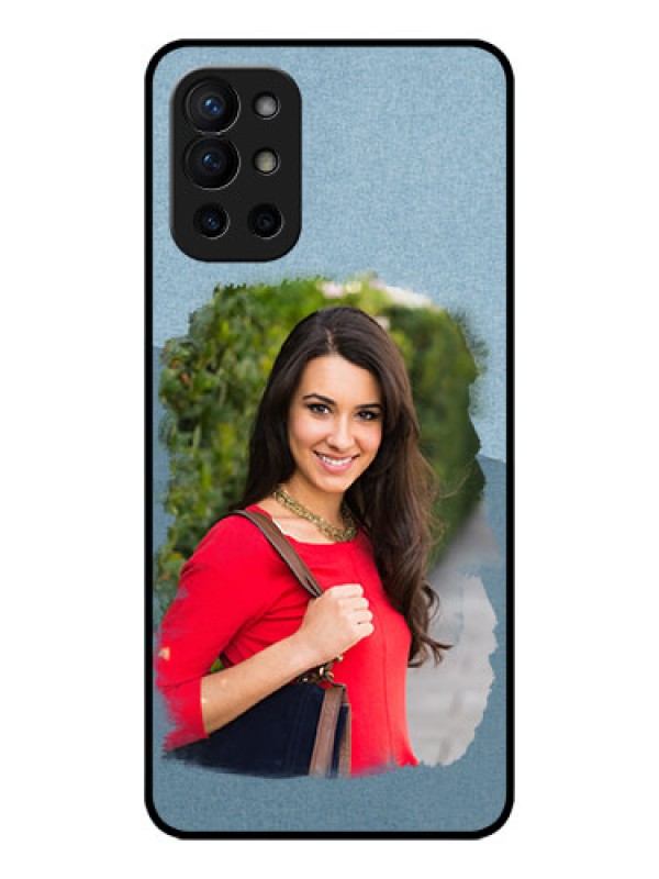 Custom OnePlus 9R 5G Custom Metal Phone CaseGrunge Line Art Design
