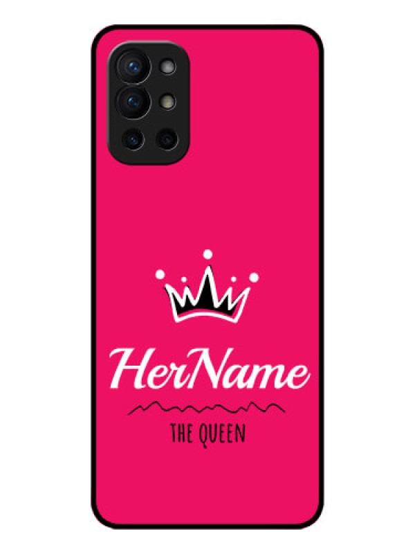 Custom OnePlus 9R 5G Custom Metal Phone CaseQueen With Name Design