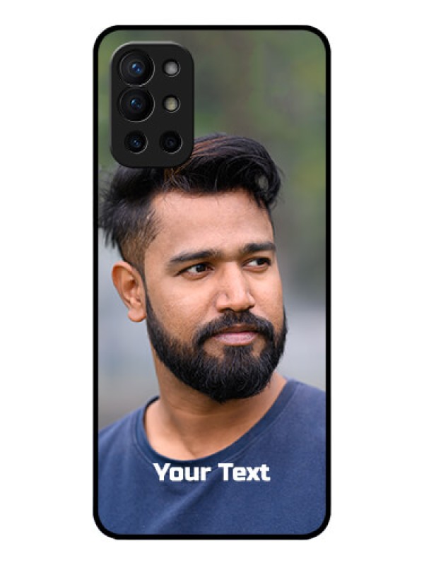 Custom OnePlus 9R 5G Custom Metal Phone CasePhoto With Text Design