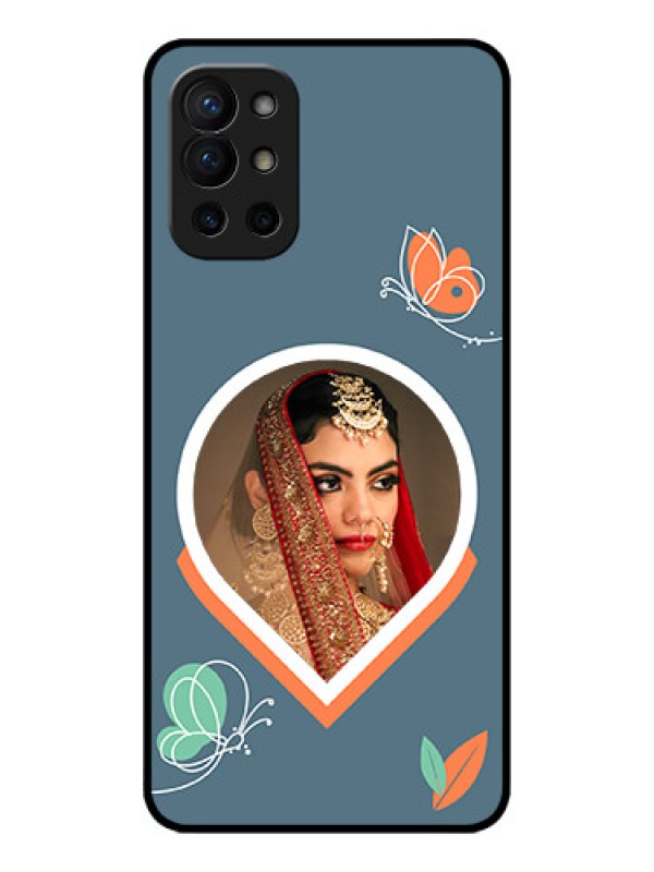 Custom OnePlus 9R 5G Custom Metal Phone CaseDroplet Butterflies Design