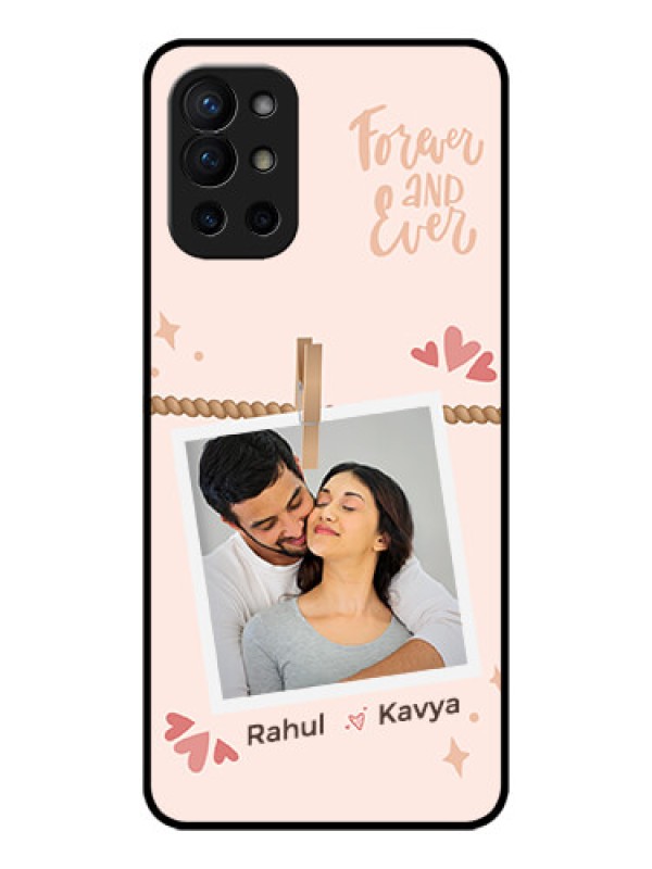 Custom OnePlus 9R 5G Custom Metal Phone CaseForever And Ever Love Design