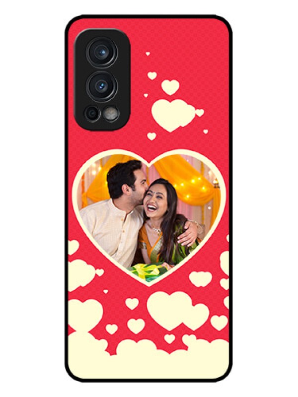 Custom OnePlus Nord 2 5G Custom Metal Phone CaseLove Symbols Phone Cover Design