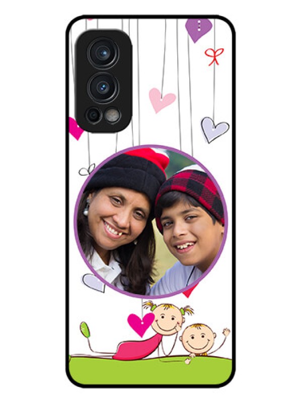 Custom OnePlus Nord 2 5G Custom Metal Phone CaseCute Kids Phone Case Design