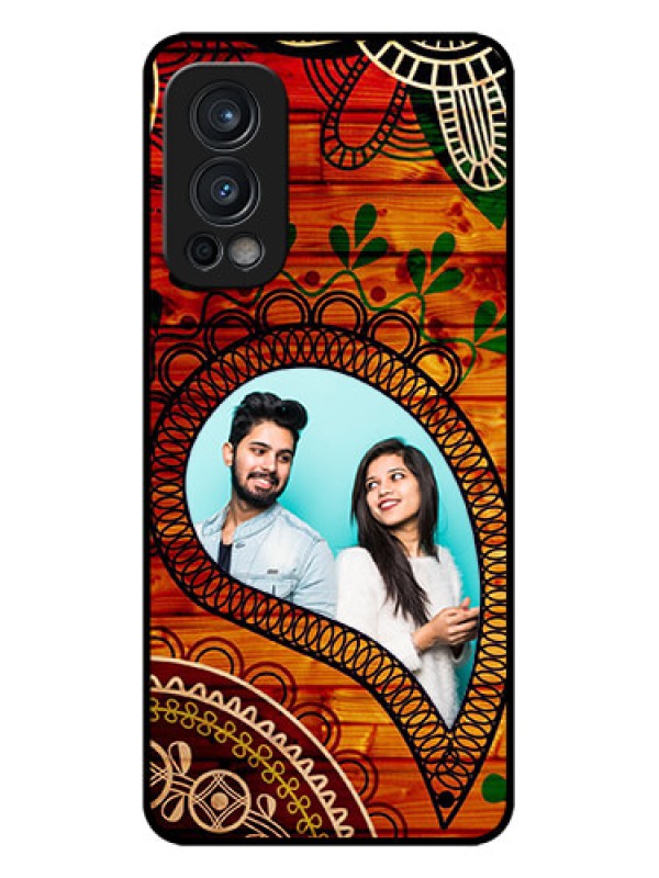 Custom OnePlus Nord 2 5G Custom Metal Phone CaseAbstract Colorful Design