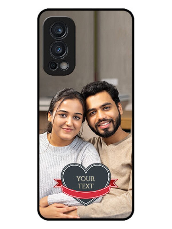 Custom OnePlus Nord 2 5G Custom Metal Phone CaseJust Married Couple Design