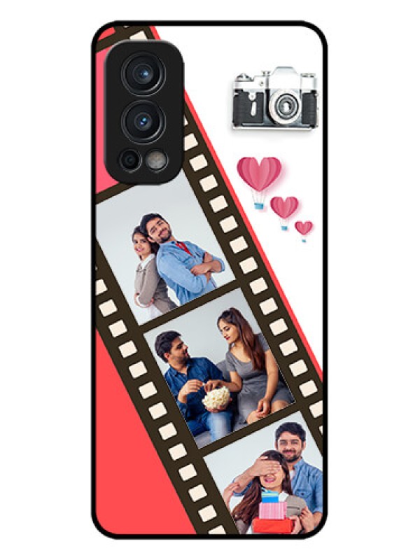Custom OnePlus Nord 2 5G Custom Metal Phone Case3 Image Holder With Film Reel