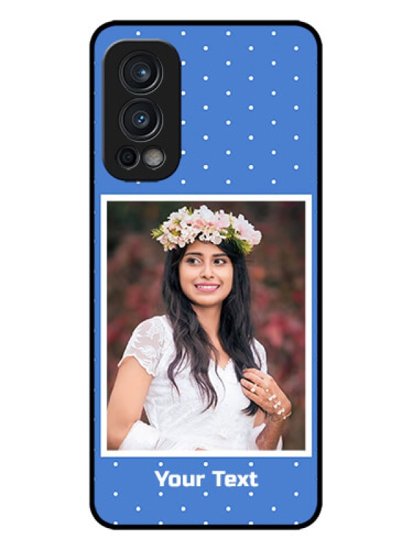 Custom OnePlus Nord 2 5G Custom Metal Phone CasePolka Dots Design