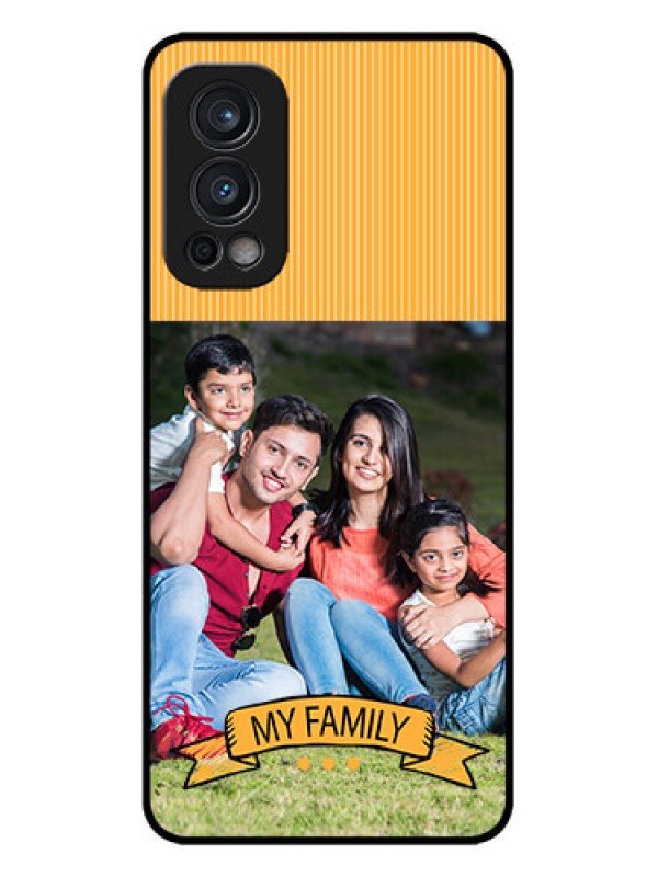 Custom OnePlus Nord 2 5G Custom Metal Phone CaseMy Family Design