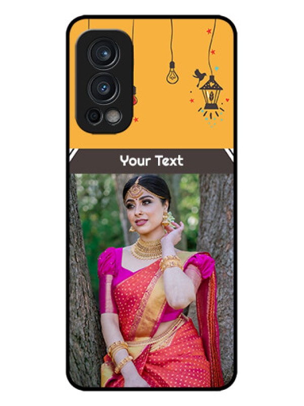 Custom OnePlus Nord 2 5G Custom Metal Phone CaseWith Family Picture And Icons