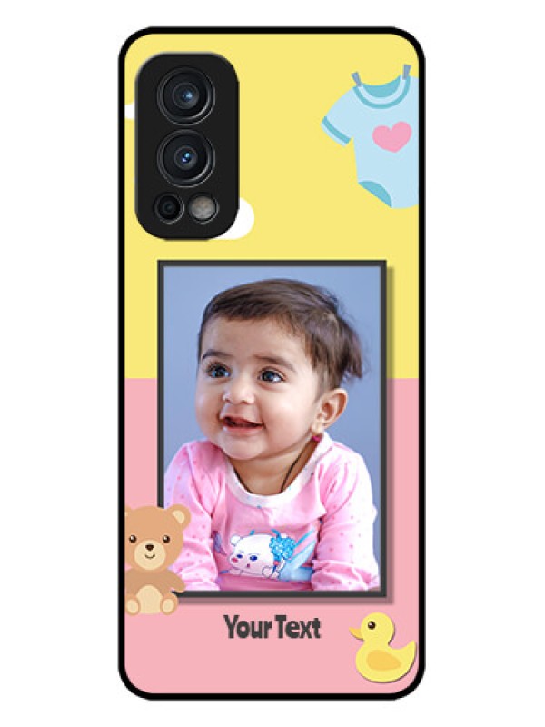 Custom OnePlus Nord 2 5G Custom Metal Phone CaseKids 2 Color Design