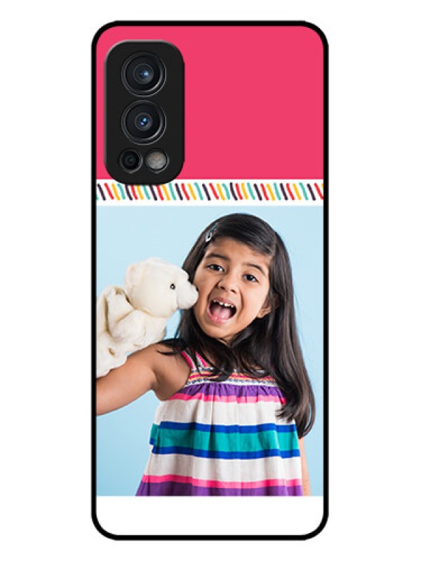 Custom OnePlus Nord 2 5G Custom Metal Phone CaseLine Art Design