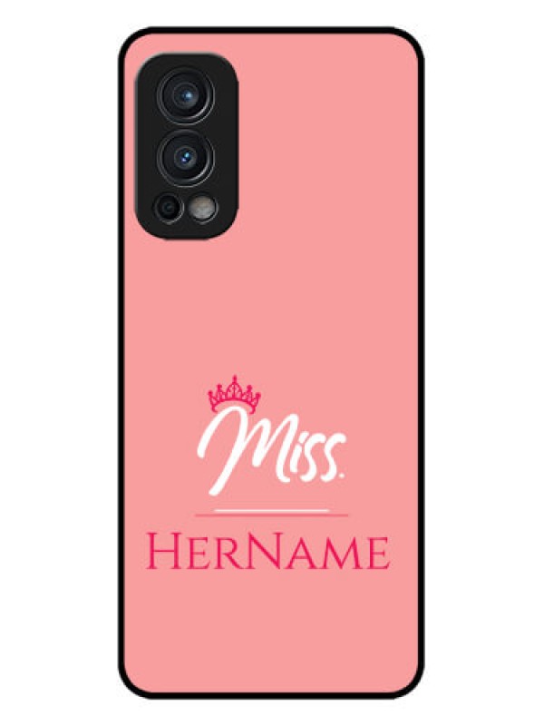 Custom OnePlus Nord 2 5G Custom Metal Phone CaseMrs With Name Design