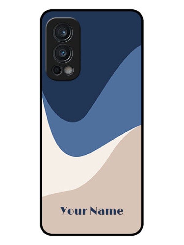 Custom OnePlus Nord 2 5G Custom Metal Phone CaseAbstract Drip Art Design