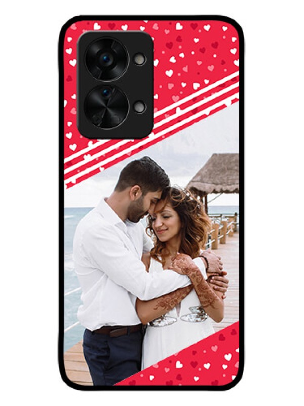Custom OnePlus Nord 2T 5G Custom Metal Phone CaseValentines Gift Design