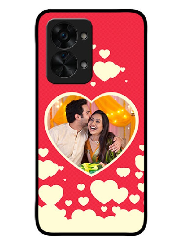 Custom OnePlus Nord 2T 5G Custom Metal Phone CaseLove Symbols Phone Cover Design