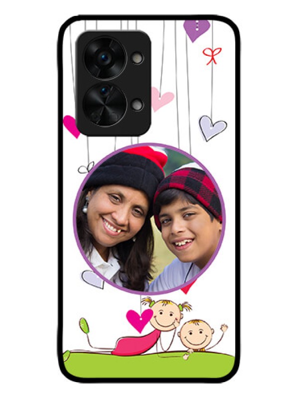 Custom OnePlus Nord 2T 5G Custom Metal Phone CaseCute Kids Phone Case Design