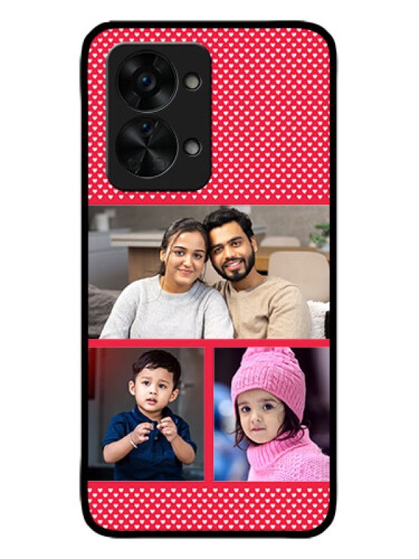Custom OnePlus Nord 2T 5G Custom Metal Phone CaseBulk Photo Upload Design