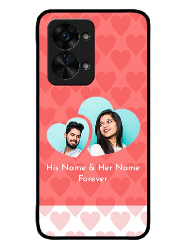 Custom OnePlus Nord 2T 5G Custom Metal Phone CaseCouple Pic Upload Design