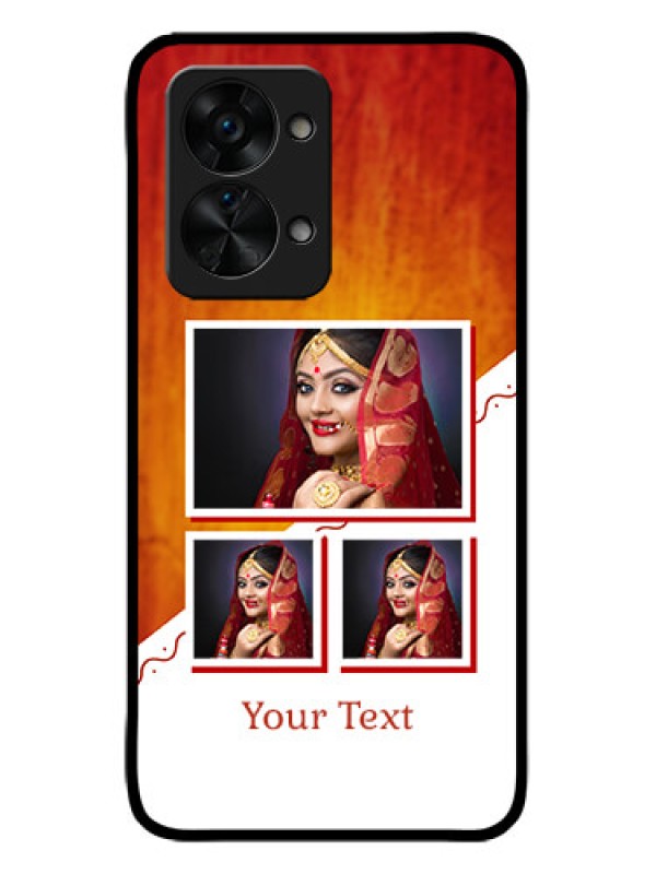 Custom OnePlus Nord 2T 5G Custom Metal Phone CaseWedding Memories Design