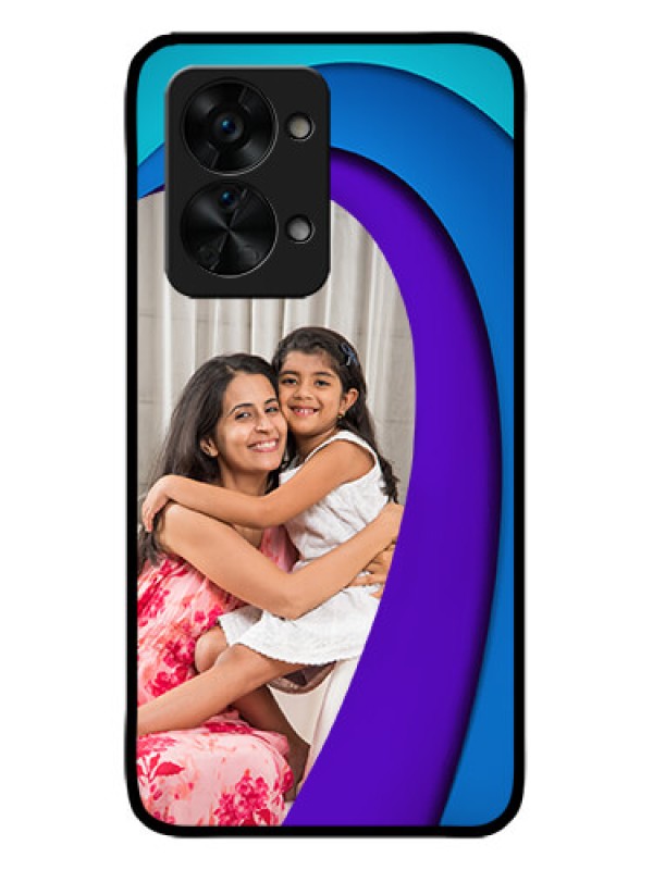 Custom OnePlus Nord 2T 5G Custom Metal Phone CaseSimple Pattern Design