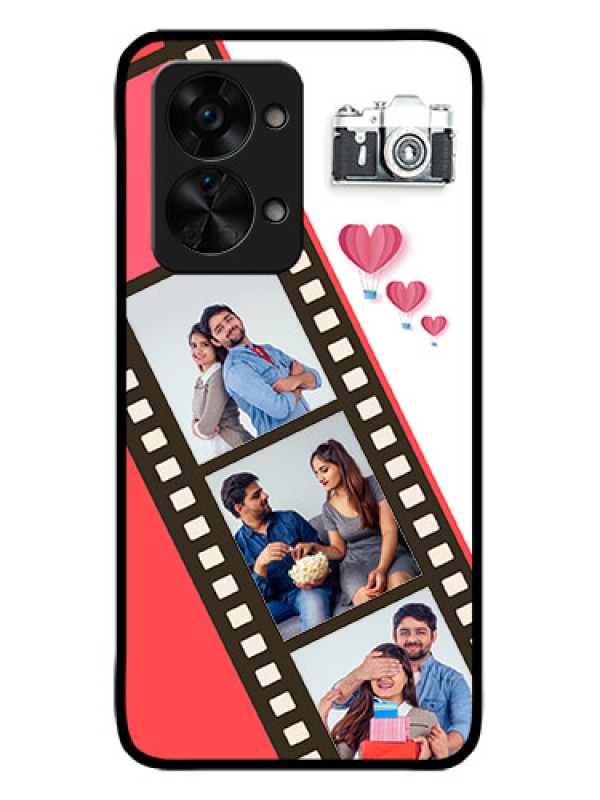 Custom OnePlus Nord 2T 5G Custom Metal Phone Case3 Image Holder With Film Reel