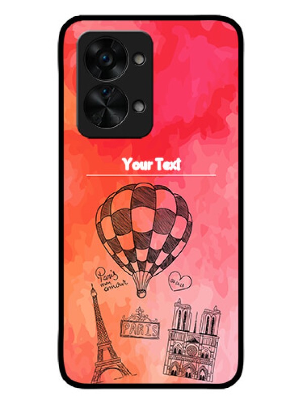 Custom OnePlus Nord 2T 5G Custom Metal Phone CaseParis Theme Design