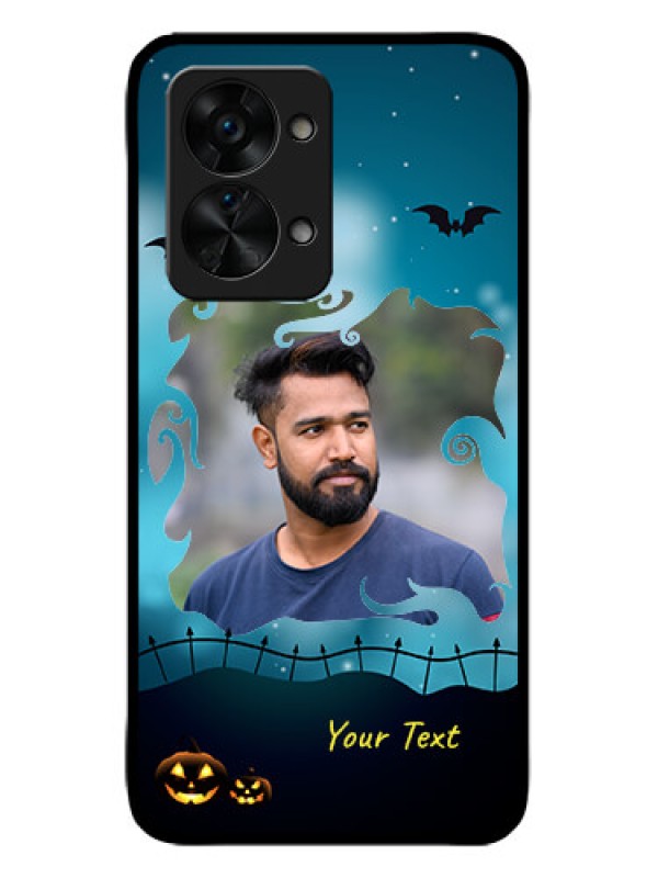 Custom OnePlus Nord 2T 5G Custom Metal Phone CaseHalloween Frame Design