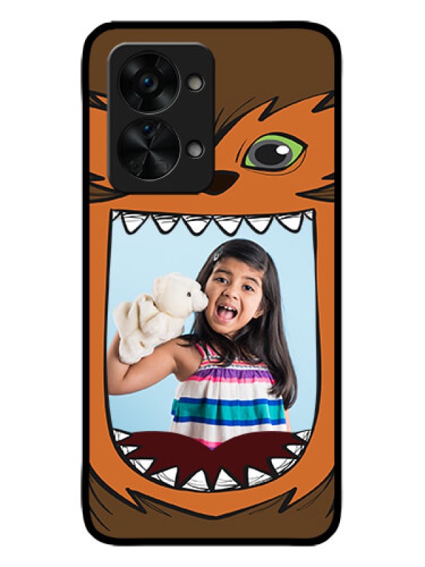 Custom OnePlus Nord 2T 5G Custom Metal Phone CaseOwl Monster Back Case Design