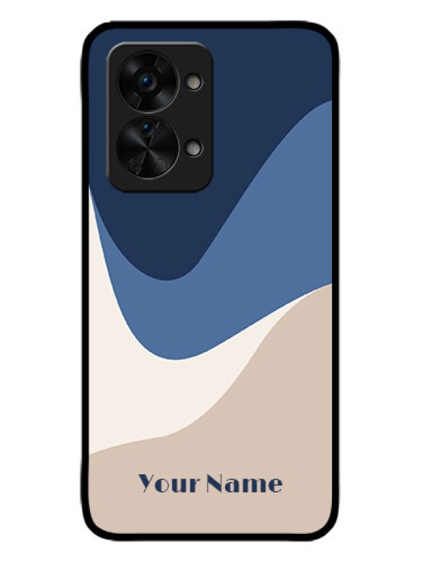 Custom OnePlus Nord 2T 5G Custom Metal Phone CaseAbstract Drip Art Design