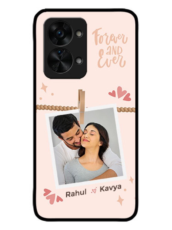 Custom OnePlus Nord 2T 5G Custom Metal Phone CaseForever And Ever Love Design