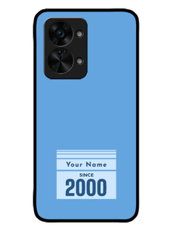 Custom OnePlus Nord 2T 5G Custom Metal Phone CaseCustom Year Of Birth Design