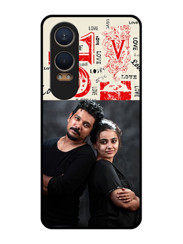 Custom OnePlus Nord Ce 4 Lite 5G Custom Metal Phone CaseTrendy Love Design Case